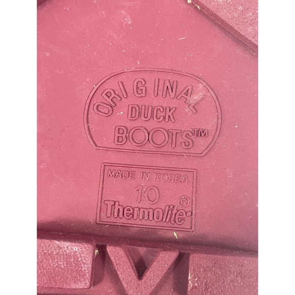 Sporto Original Duck Boots Women's Size 10 Thermolite Green Ankle Bootie - Picture 10 of 10